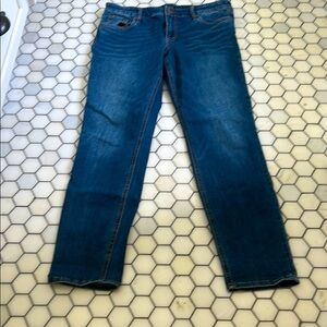 Kut from the Kloth Medium and Dark Blue Jeans